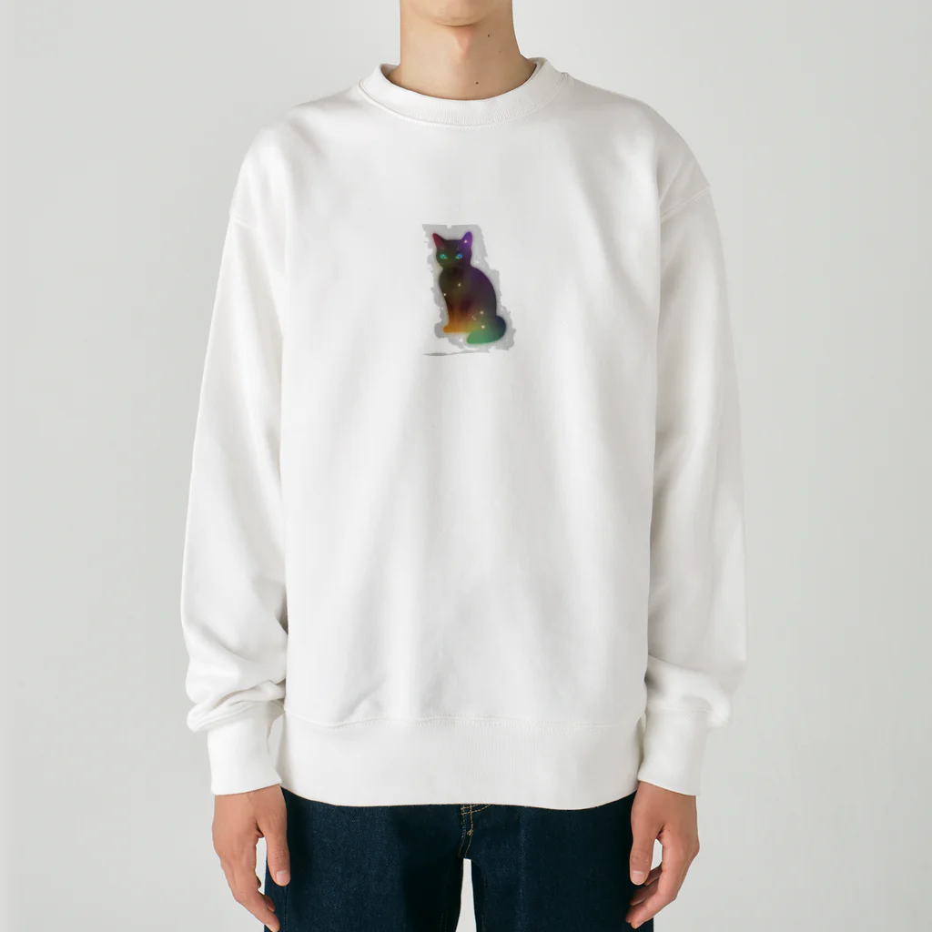 ageha(アゲハ)のくろねこ Heavyweight Crew Neck Sweatshirt