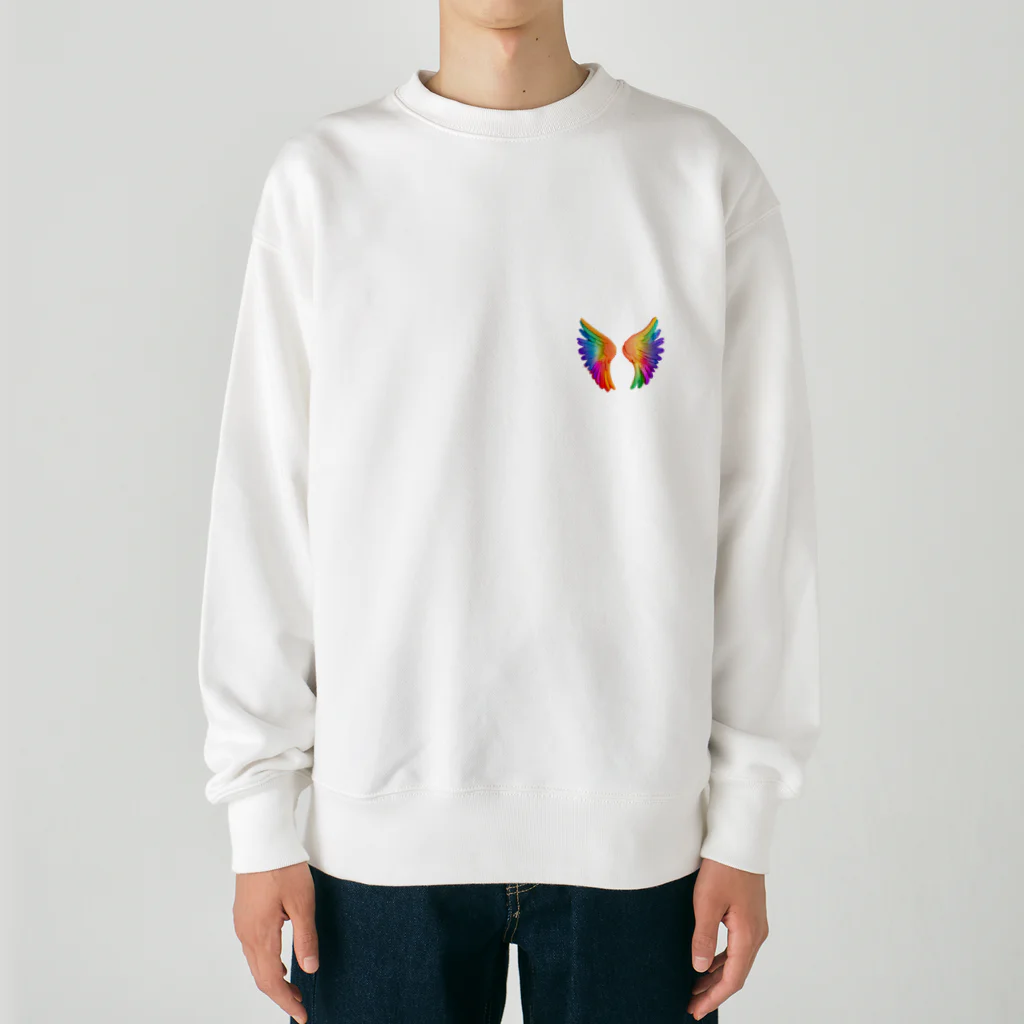 xaipxのレインボーエンジェルの羽 Heavyweight Crew Neck Sweatshirt