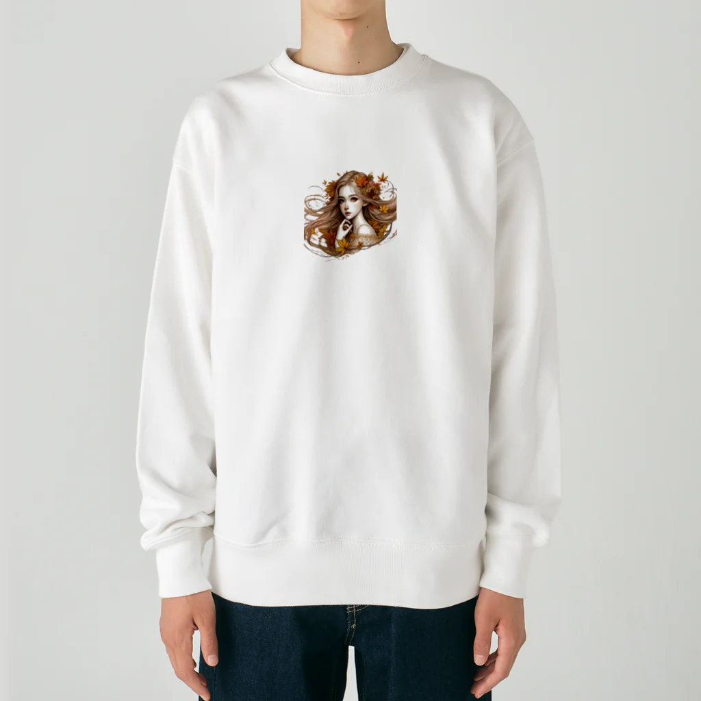 センターフィールドの秋の女神 Heavyweight Crew Neck Sweatshirt