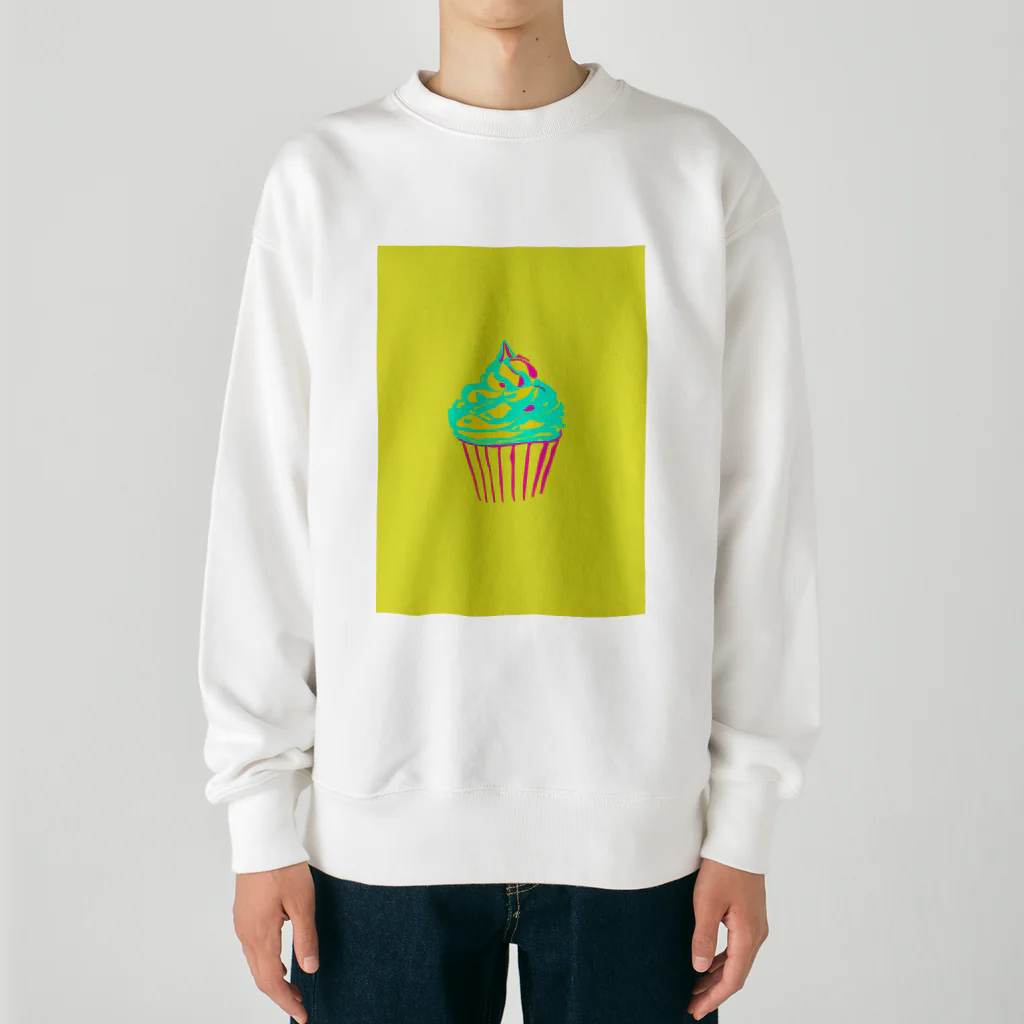 おしょーゆのソフトクリーム Heavyweight Crew Neck Sweatshirt