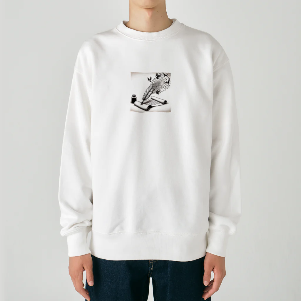 ko-horizodonのこぼれるアイデア Heavyweight Crew Neck Sweatshirt