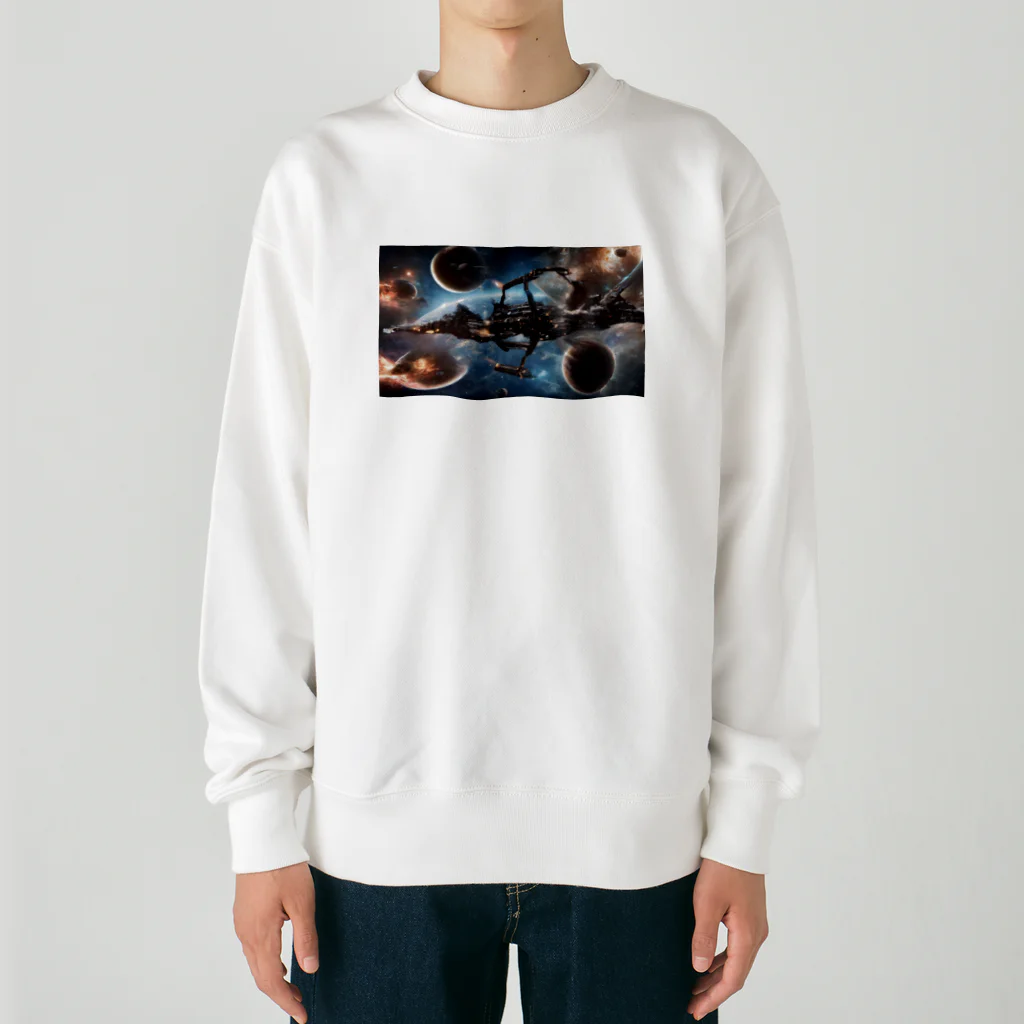 Satoshi27のスペース空間 Heavyweight Crew Neck Sweatshirt