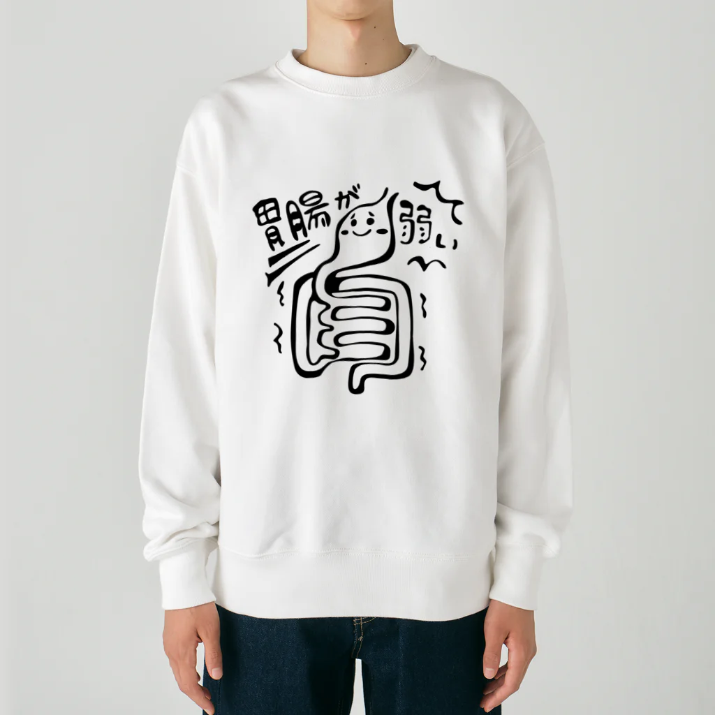 makio7806の胃腸が弱いちゃん Heavyweight Crew Neck Sweatshirt