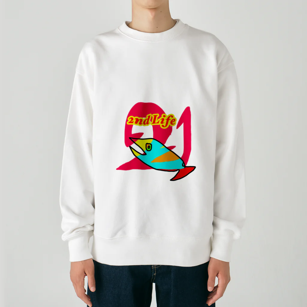 okitahiromuの2ndライフフィッシュ Heavyweight Crew Neck Sweatshirt