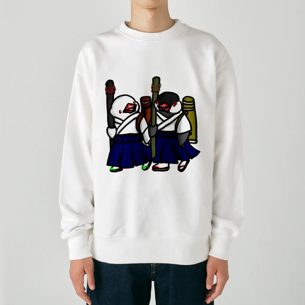 Lily bird（リリーバード）の部活帰りの弓道部んちょ① Heavyweight Crew Neck Sweatshirt