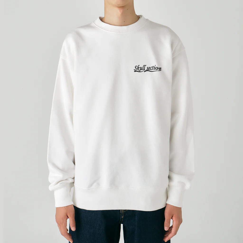 Skull sectionの薔薇とドクロ Heavyweight Crew Neck Sweatshirt