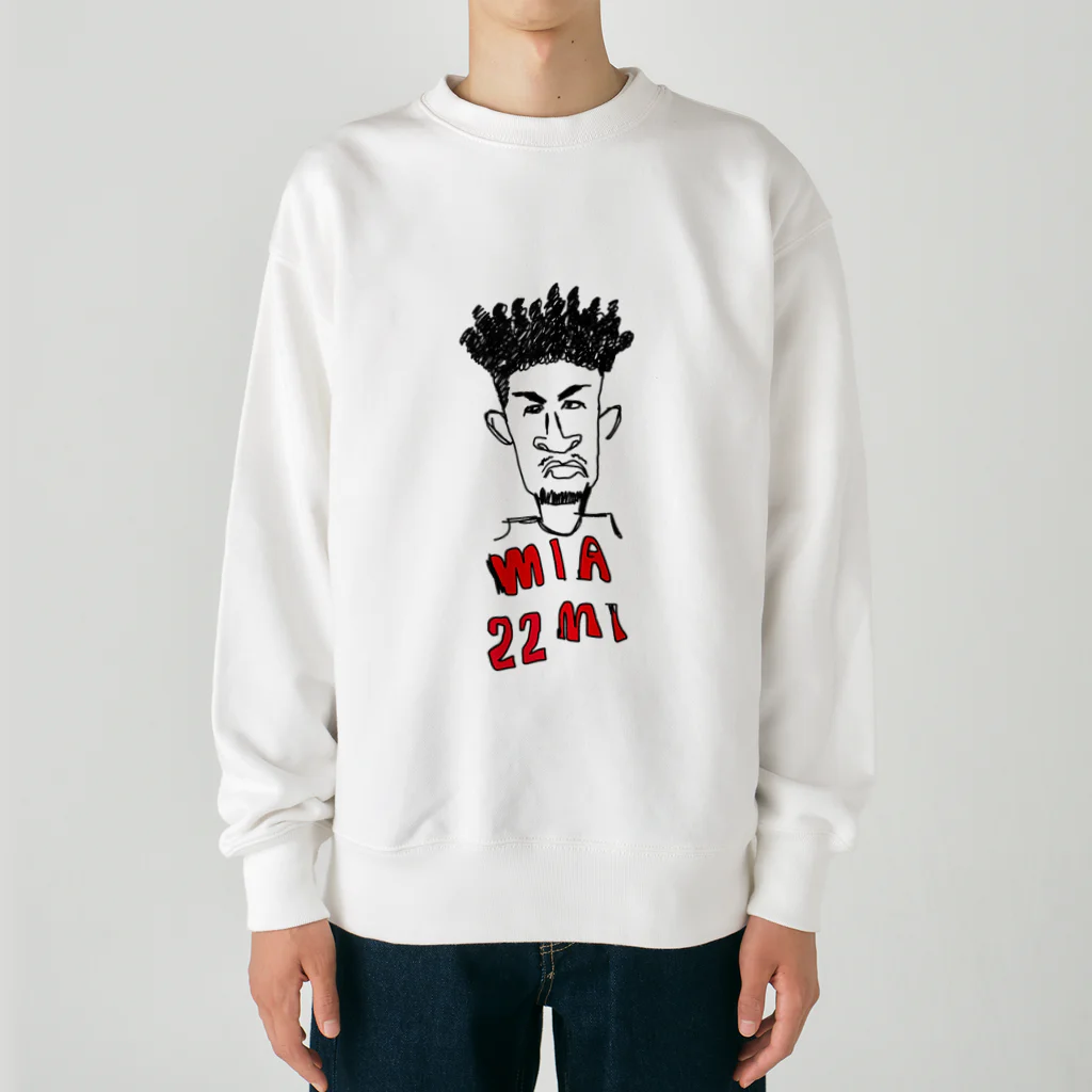 下手くそNBAの下手くそジミー Heavyweight Crew Neck Sweatshirt