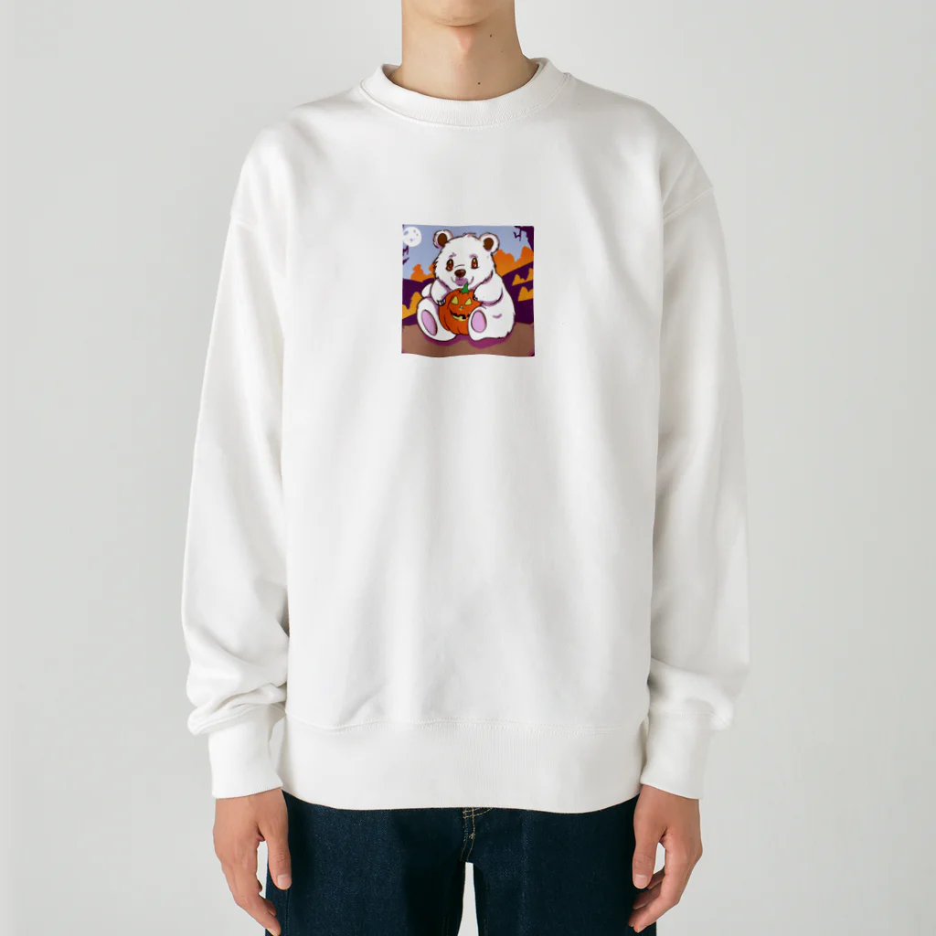 アルト&ウィズのハロウィンクマちゃん🎃 Heavyweight Crew Neck Sweatshirt