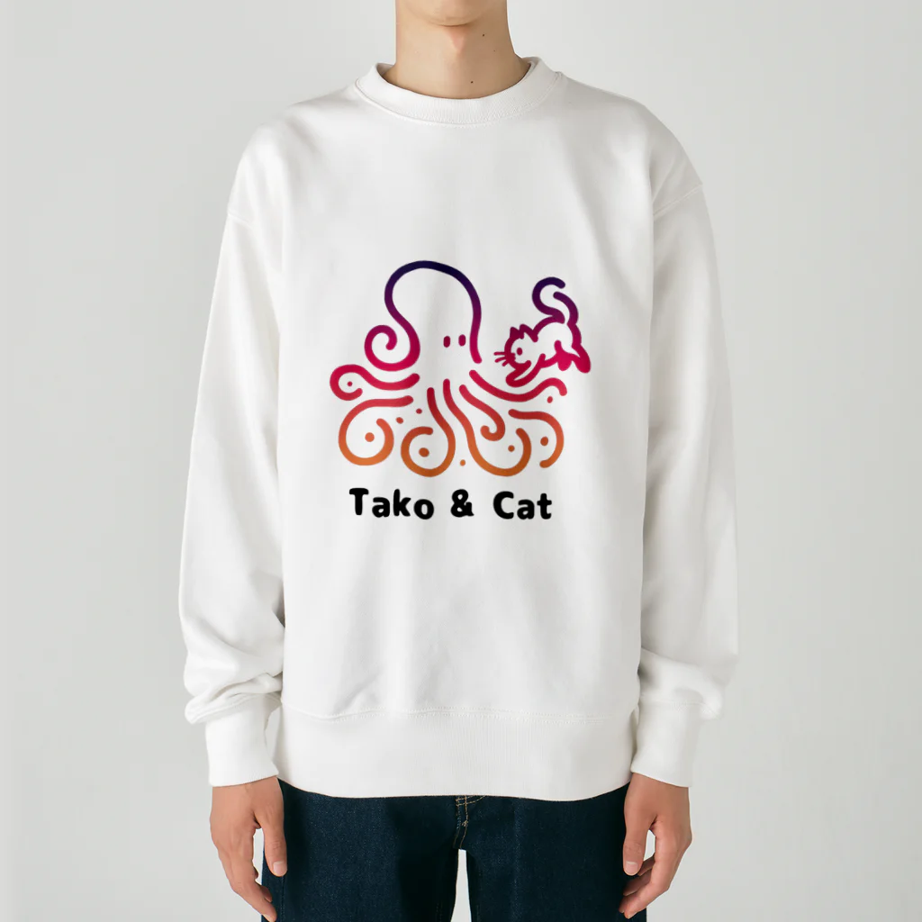 bravoadのタコ & 猫 Heavyweight Crew Neck Sweatshirt