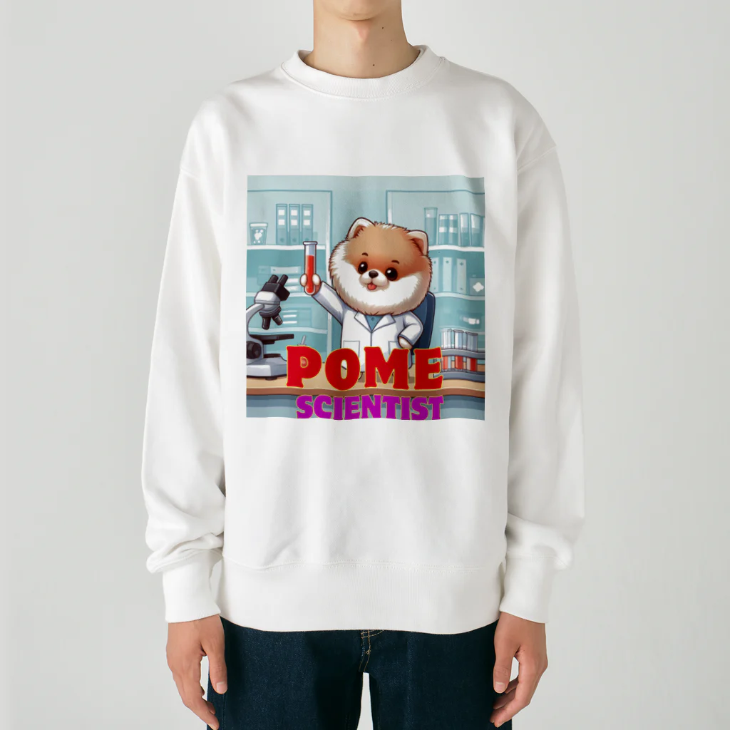 Pom-Dog'sのポメサイエンティスト Heavyweight Crew Neck Sweatshirt