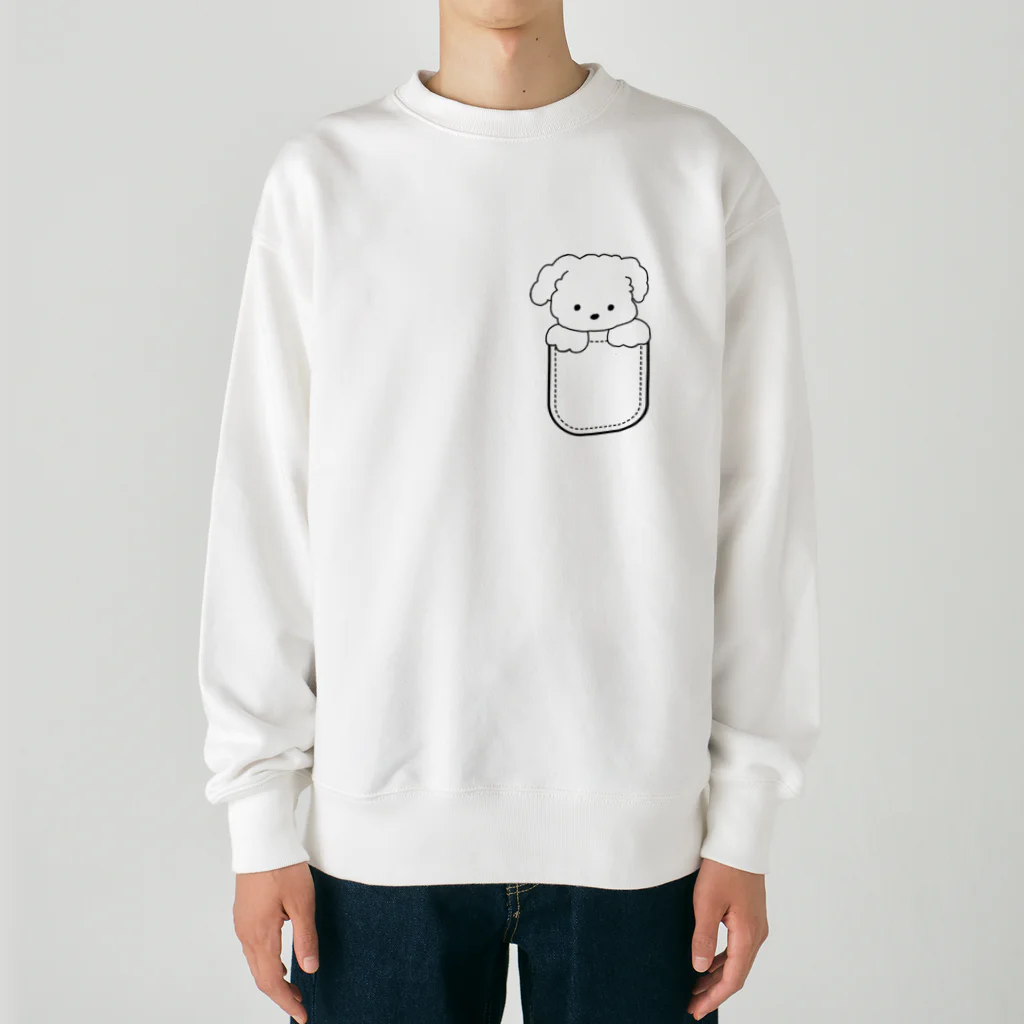 きら星のモフポケ Heavyweight Crew Neck Sweatshirt