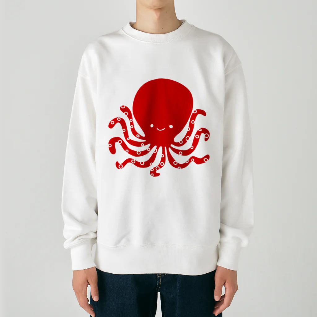 たここ（octopus）のたここ Heavyweight Crew Neck Sweatshirt