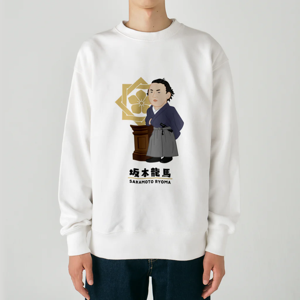 mincruの偉人シリーズ_坂本龍馬 Heavyweight Crew Neck Sweatshirt