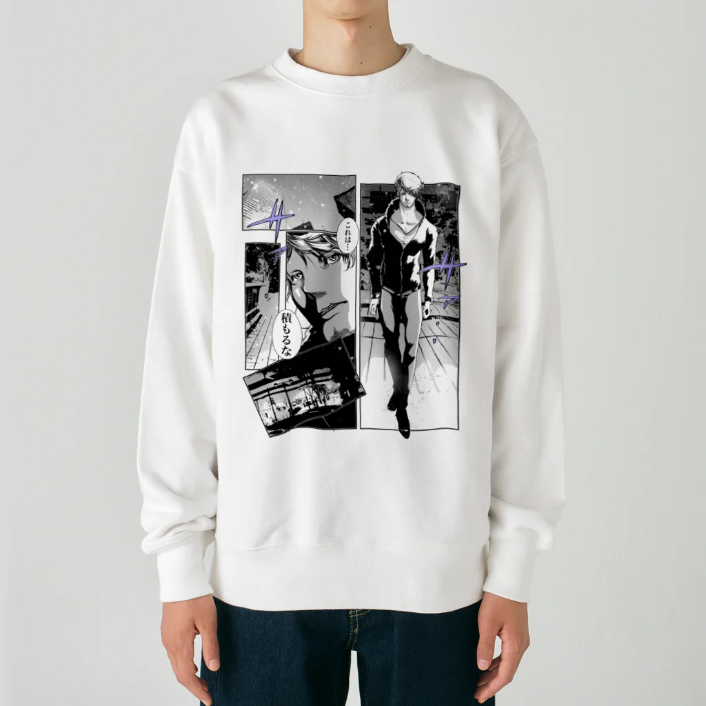 創作男子・稲冨の雪の新宿2023:その2 Heavyweight Crew Neck Sweatshirt