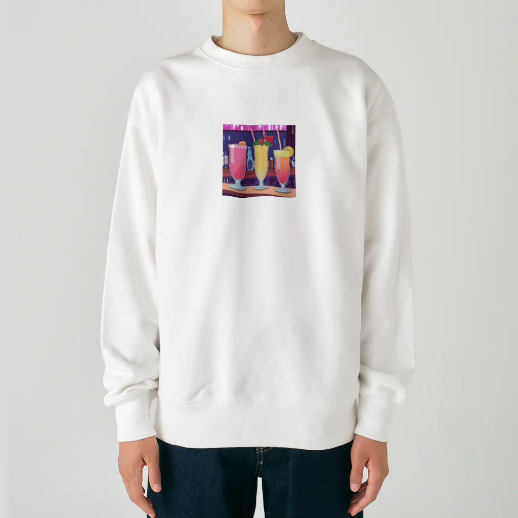 momoka_momoのカクテル Heavyweight Crew Neck Sweatshirt