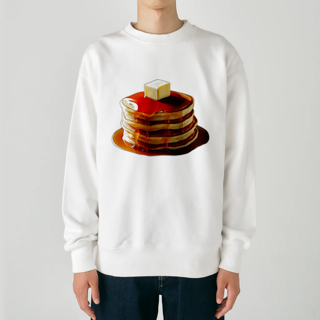 脂身通信Ｚのホットケーキ_231108 Heavyweight Crew Neck Sweatshirt