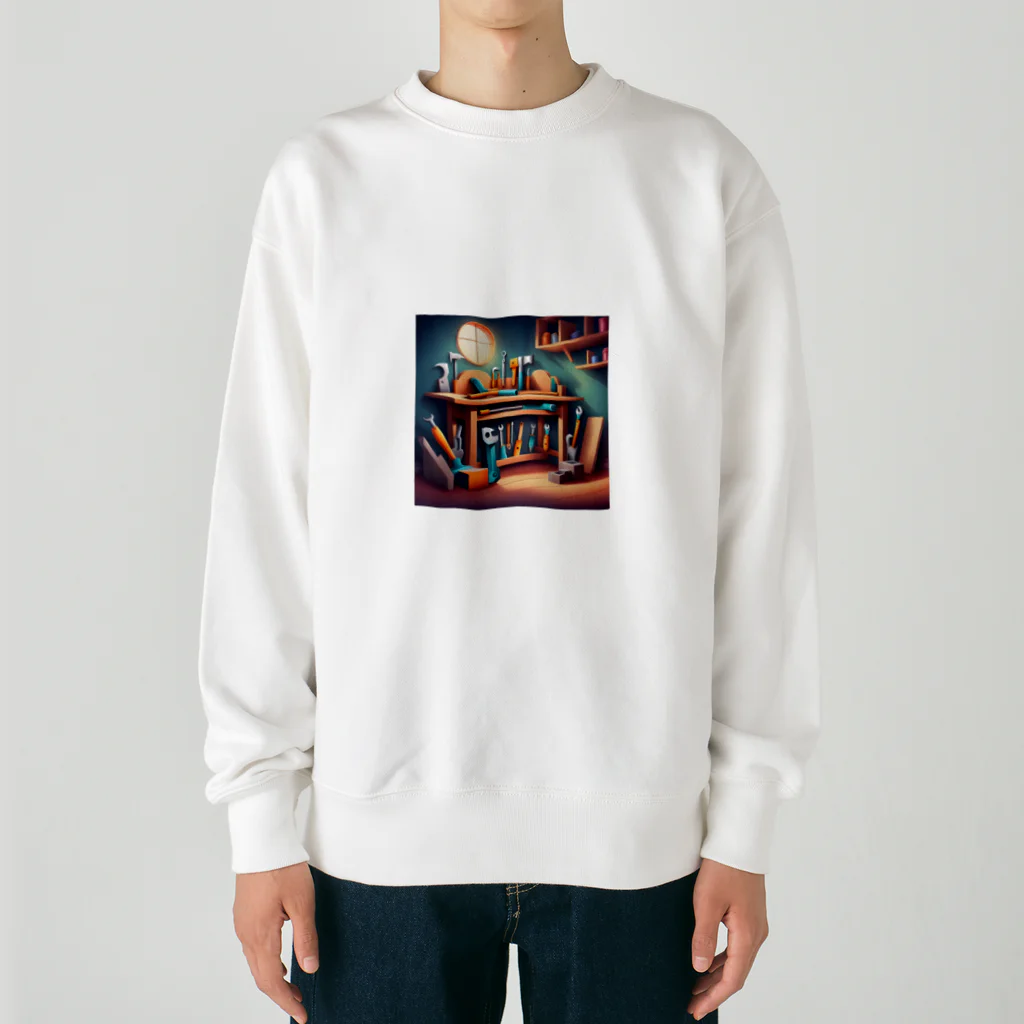 ROGのししゃ君のオリジナルアイテム Heavyweight Crew Neck Sweatshirt