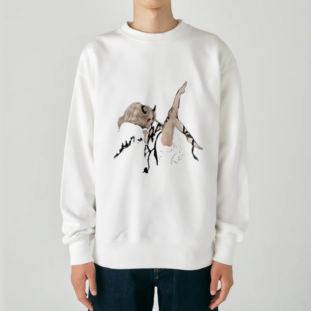 hemphopeの天使になりたい悪魔ちゃん Heavyweight Crew Neck Sweatshirt