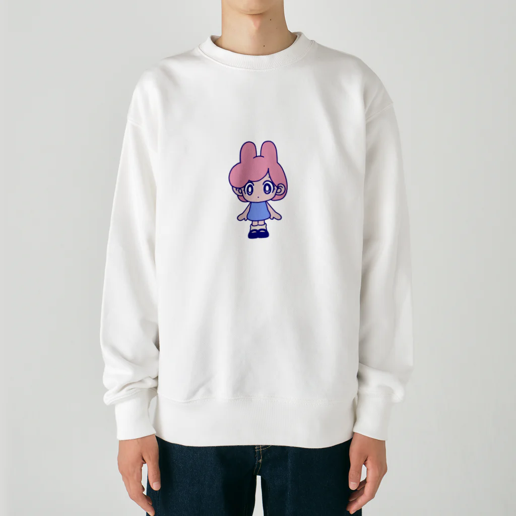 さくりゃ | オリジナルイラストグッズのうさナノちゃん Heavyweight Crew Neck Sweatshirt