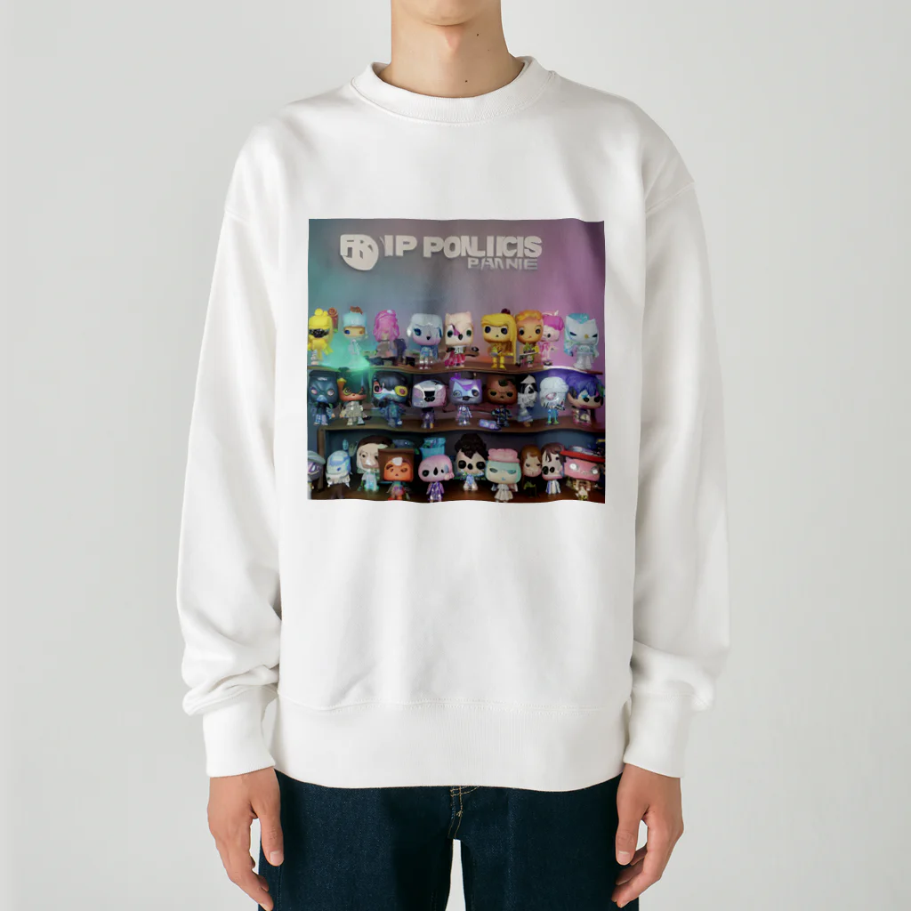 おっちゃんストアのフィギュア風イラスト Heavyweight Crew Neck Sweatshirt