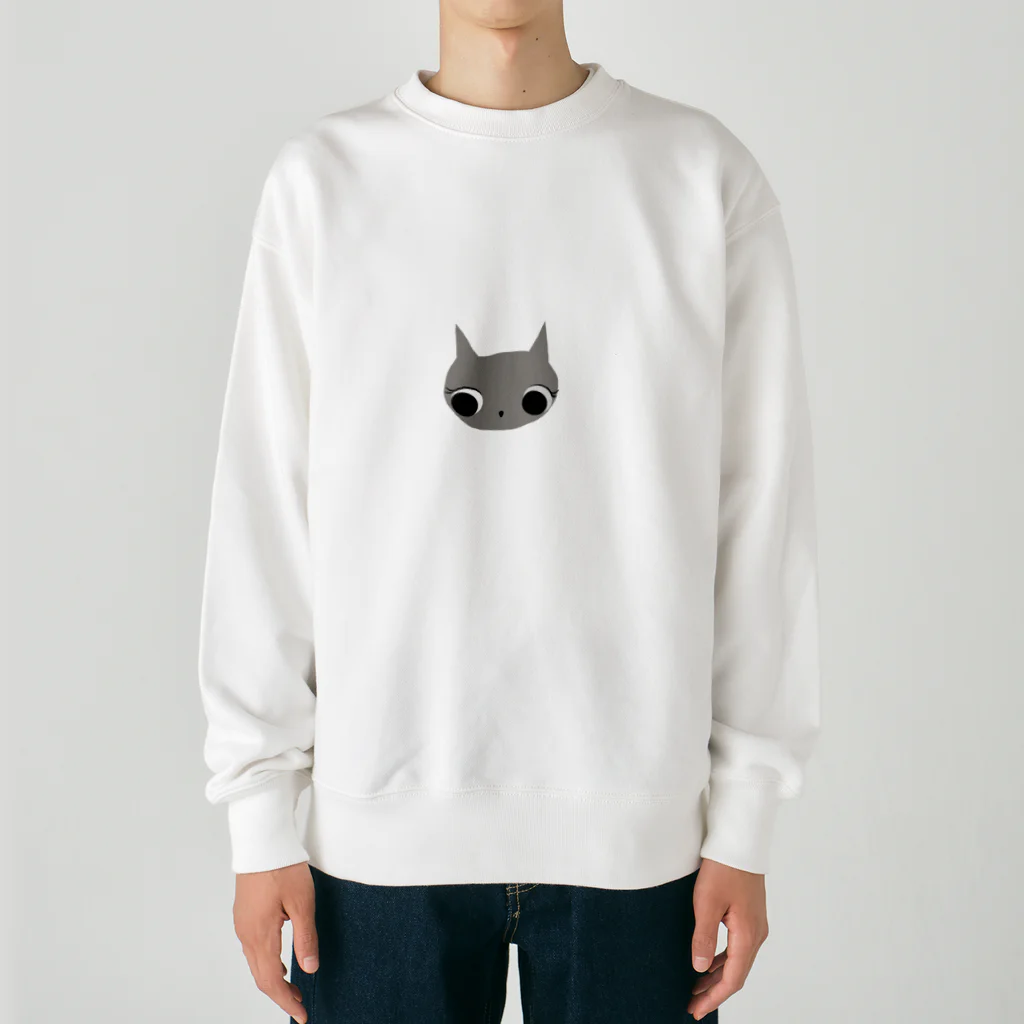 Popo Landのねこの「ね」 Heavyweight Crew Neck Sweatshirt