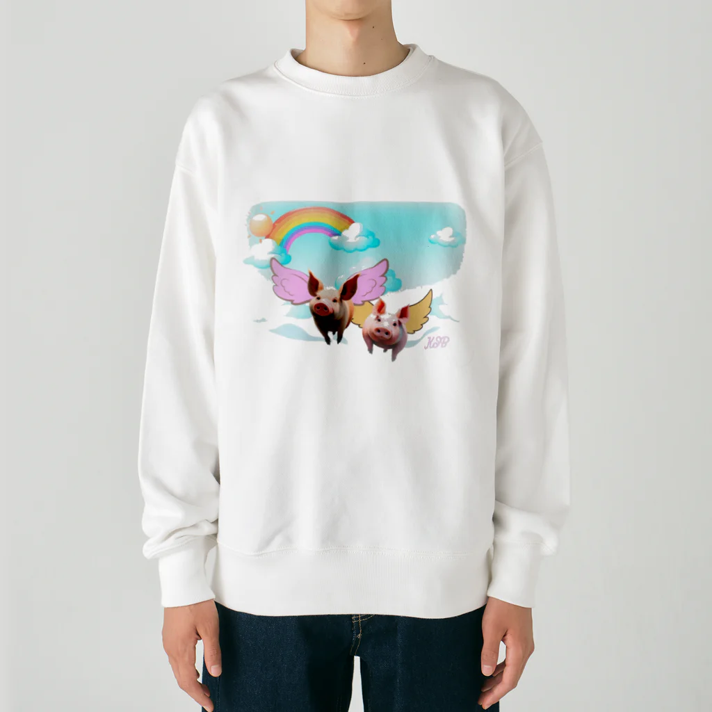 KSBのWhen pigs fly Heavyweight Crew Neck Sweatshirt