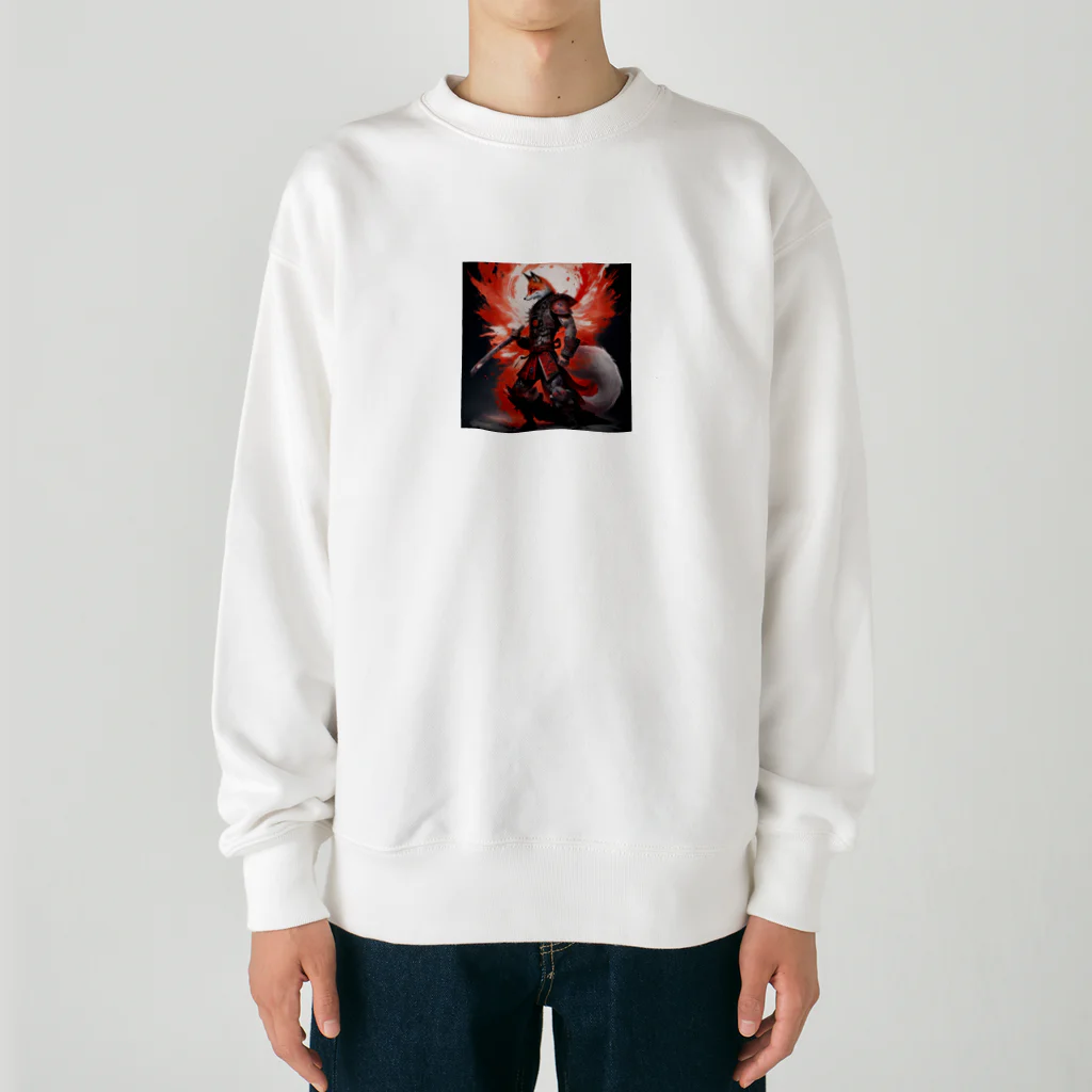 ZZRR12の影を纏う狩人 - Hunter Veiled in Shadow Heavyweight Crew Neck Sweatshirt