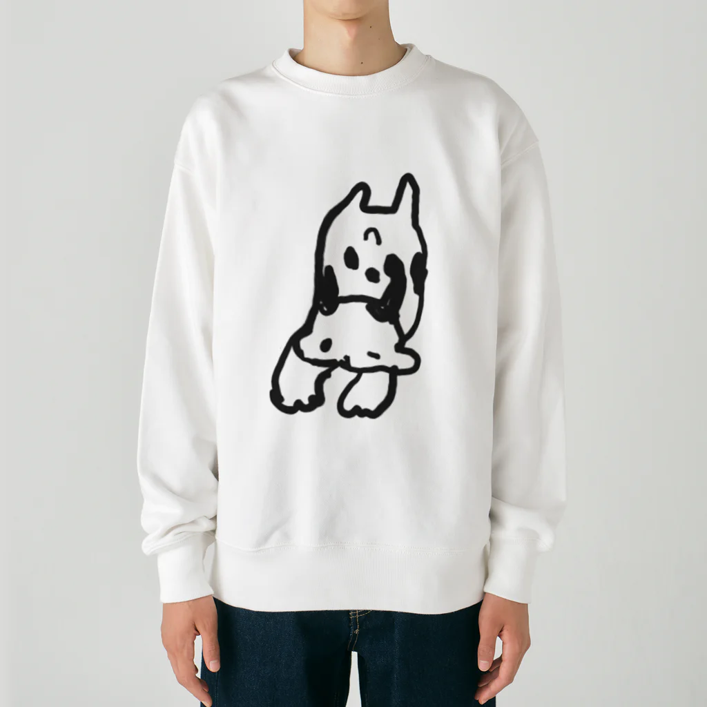 小林のうし　だれる Heavyweight Crew Neck Sweatshirt