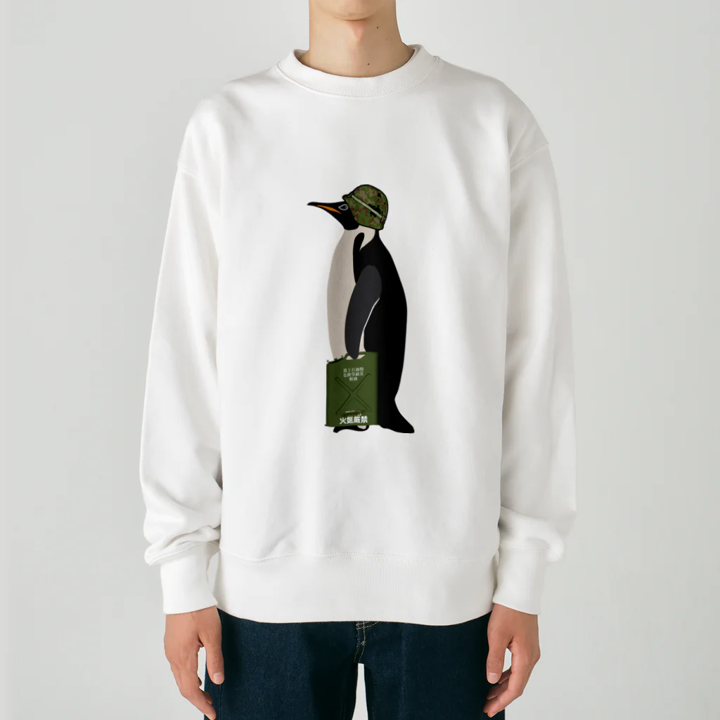 Y.T.S.D.F.Design　自衛隊関連デザインのペンギン Heavyweight Crew Neck Sweatshirt