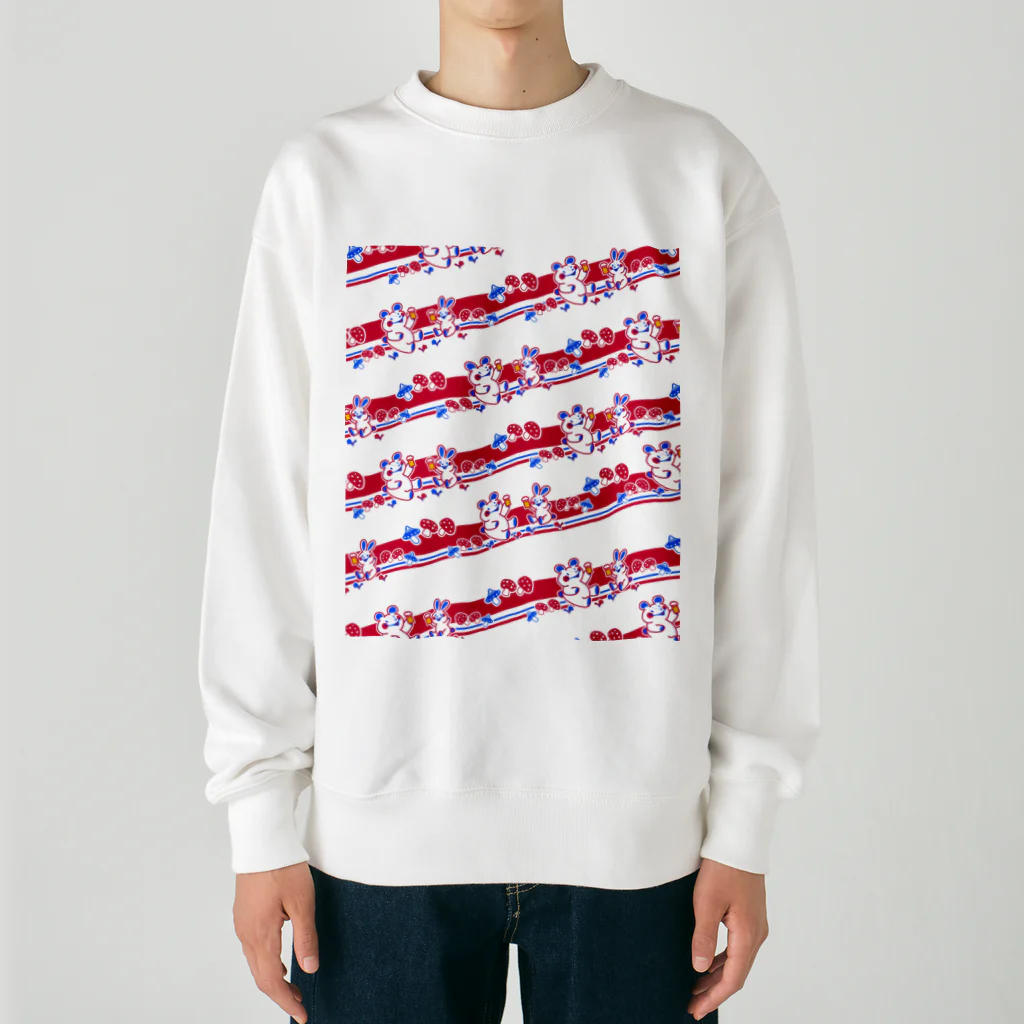 a-bow's workshop(あーぼぅズ ワークショップ)のビアピクニック Heavyweight Crew Neck Sweatshirt