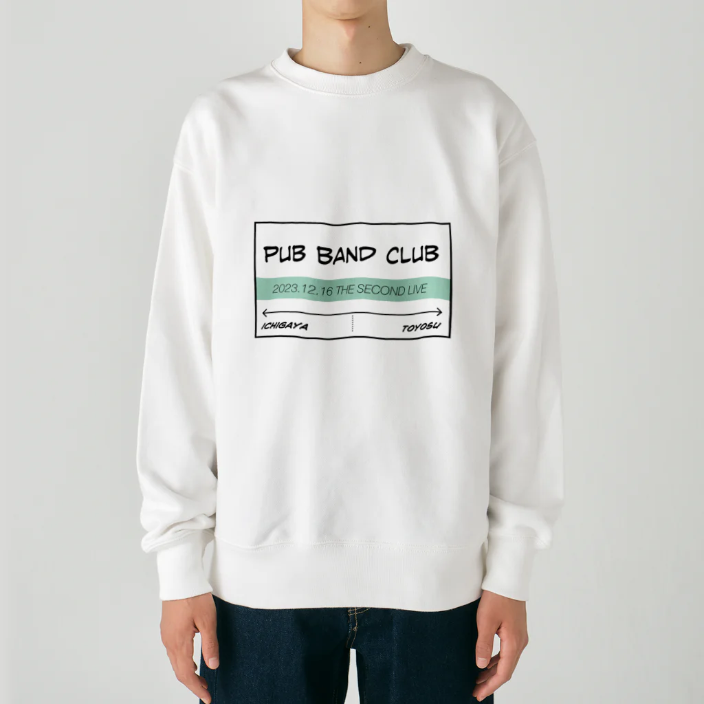 PUB Band Club(公式)の読者カラー グッズ Heavyweight Crew Neck Sweatshirt