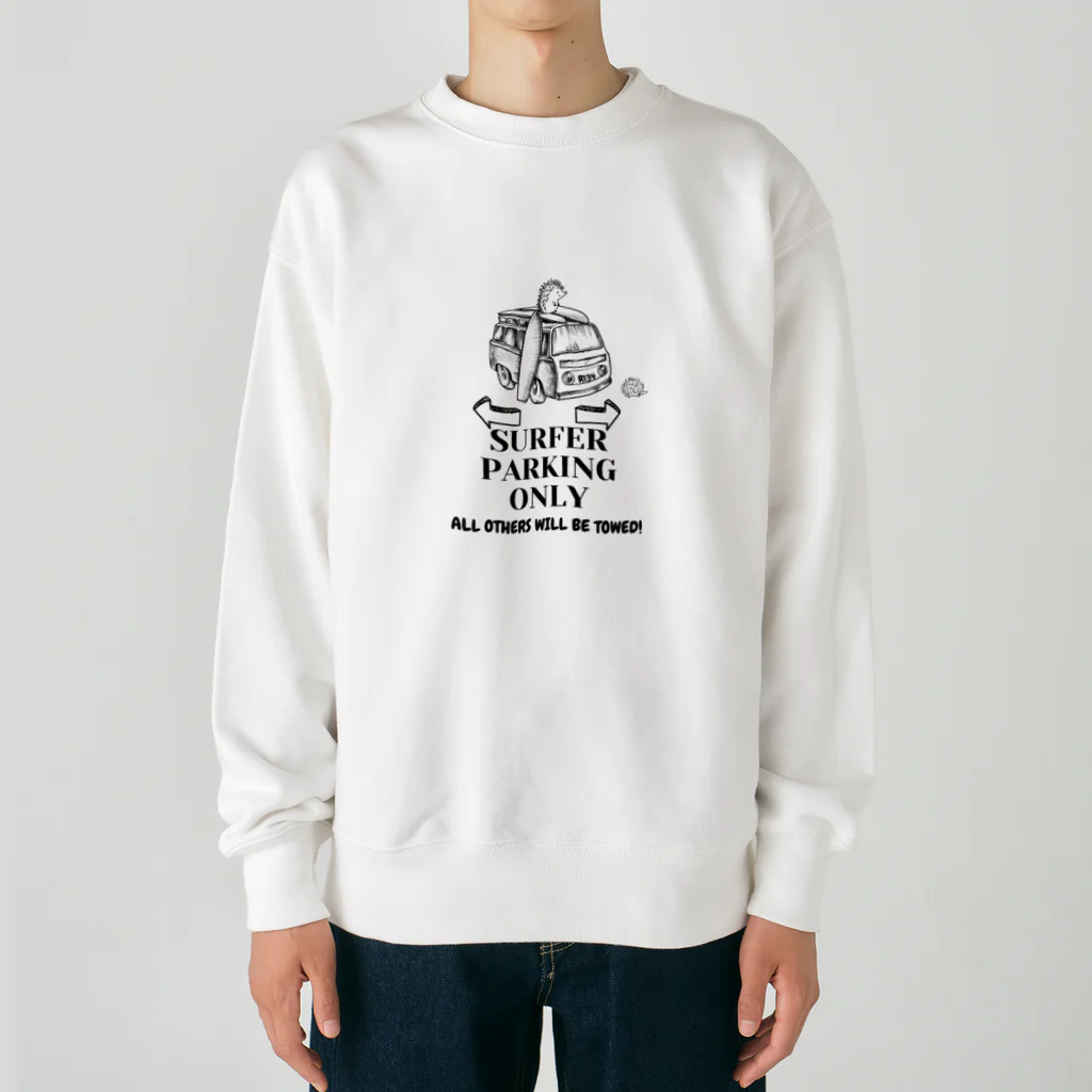 CyberArmadilloのサーファーパーキングオンリー Heavyweight Crew Neck Sweatshirt