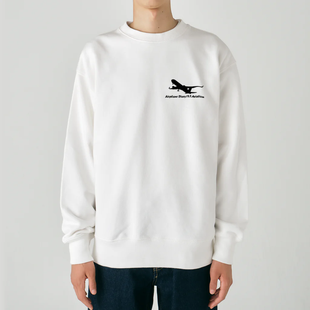 ひこうき日誌/s-t-aviationのS.T.Aviation Heavyweight Crew Neck Sweatshirt