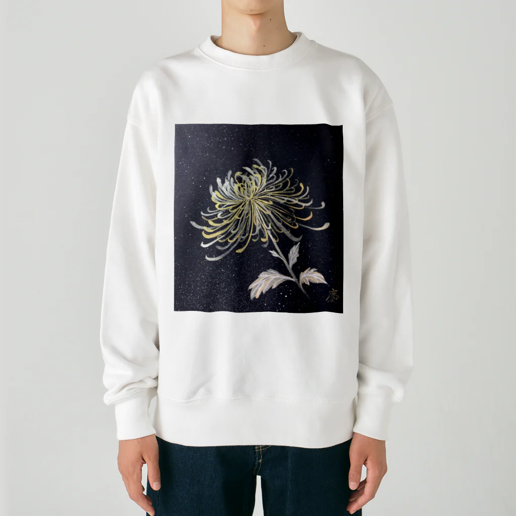 KEIKO's art factoryの菊　2023 Heavyweight Crew Neck Sweatshirt