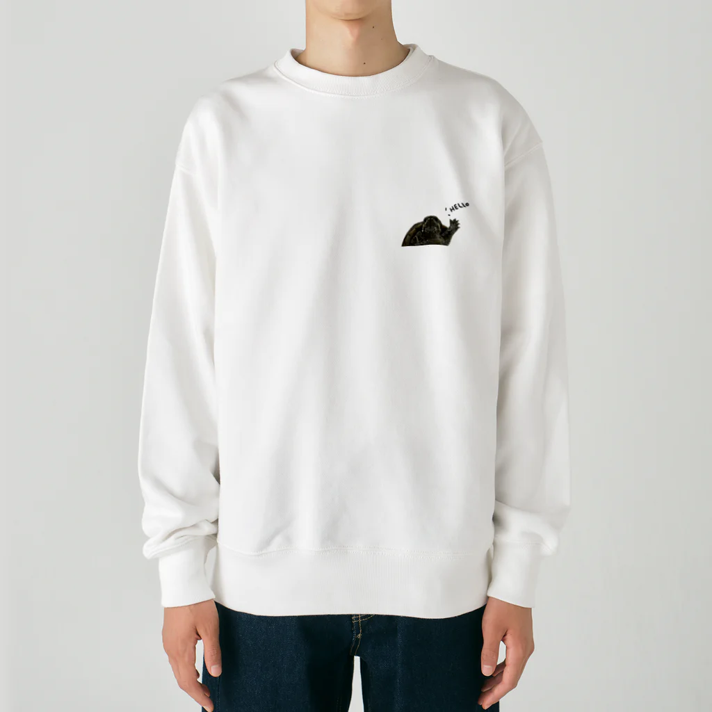 ミシニのコテちゃんのコテちゃんHello！ Heavyweight Crew Neck Sweatshirt