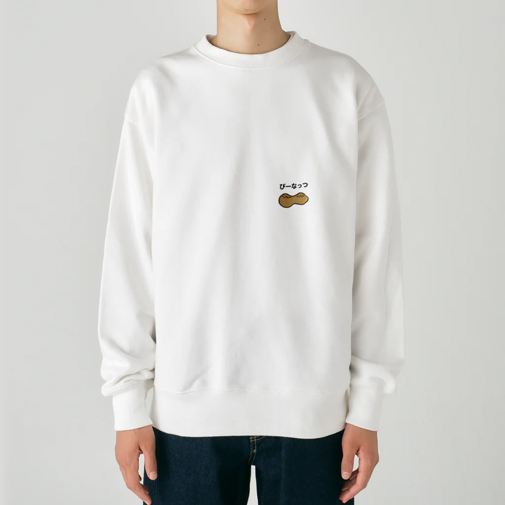 みくのユーモアSHOPのぴーなっつシリーズ Heavyweight Crew Neck Sweatshirt