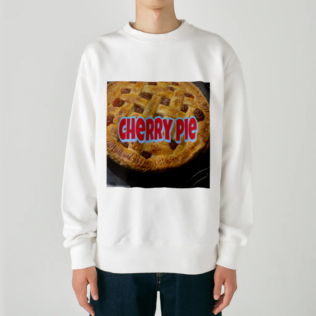 Jumping Candyのcherry pie🍒 Heavyweight Crew Neck Sweatshirt