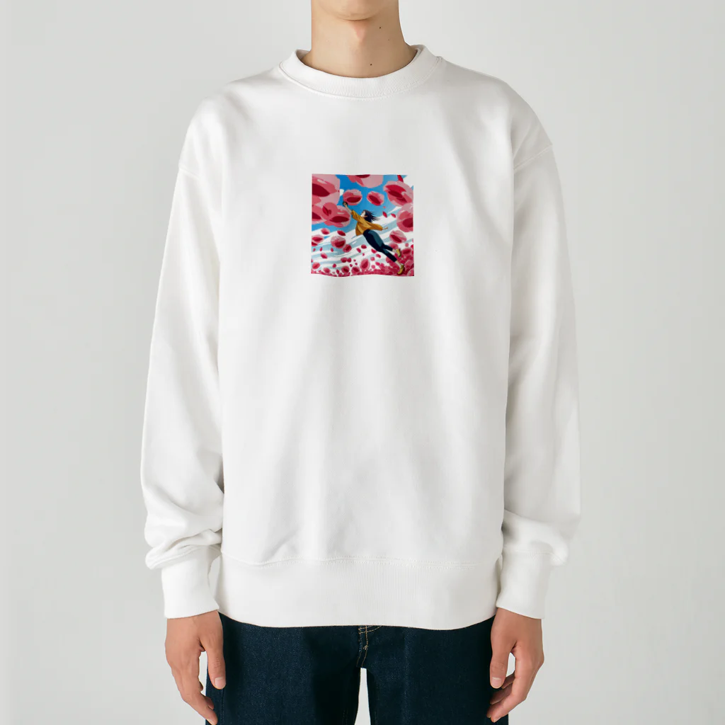 cameron2のひらりん Heavyweight Crew Neck Sweatshirt