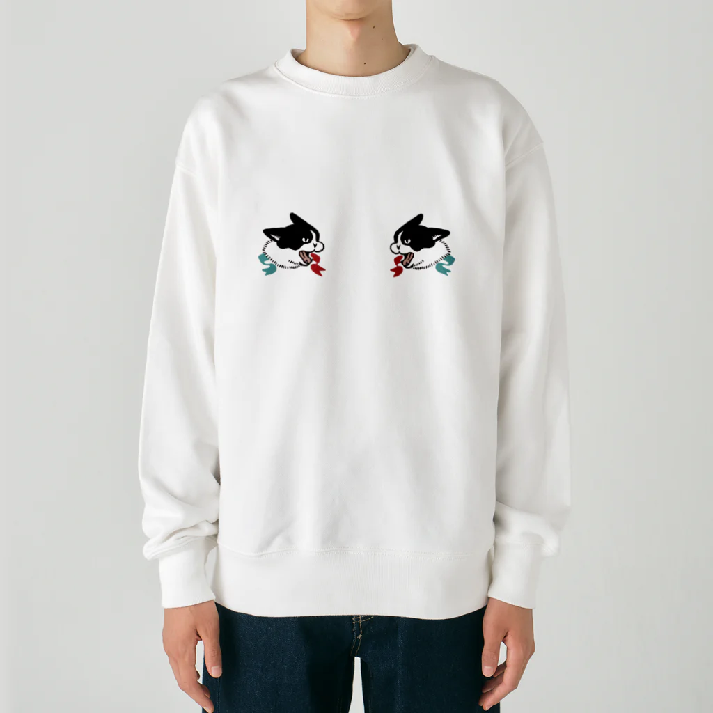 森優のやんのかシリーズ２ Heavyweight Crew Neck Sweatshirt