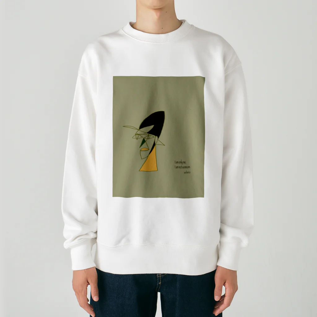 sorbericaの一筆書き兵隊 Heavyweight Crew Neck Sweatshirt