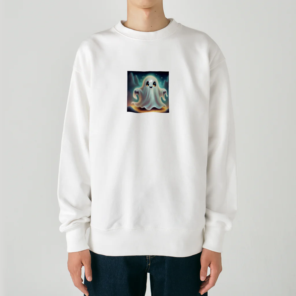 yusuke.shop1のかわいいおばけ Heavyweight Crew Neck Sweatshirt