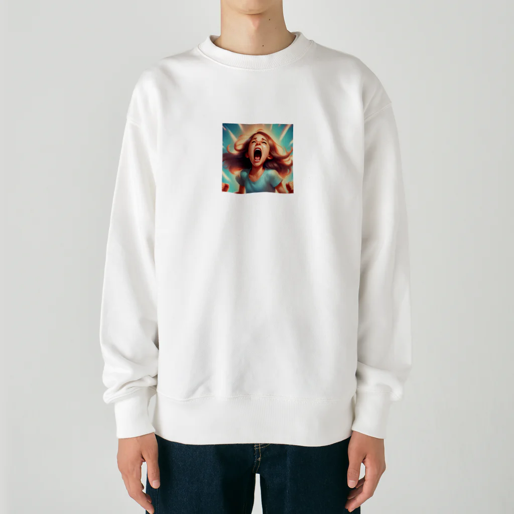 ma114の叫ぶ　女の子グッズ Heavyweight Crew Neck Sweatshirt