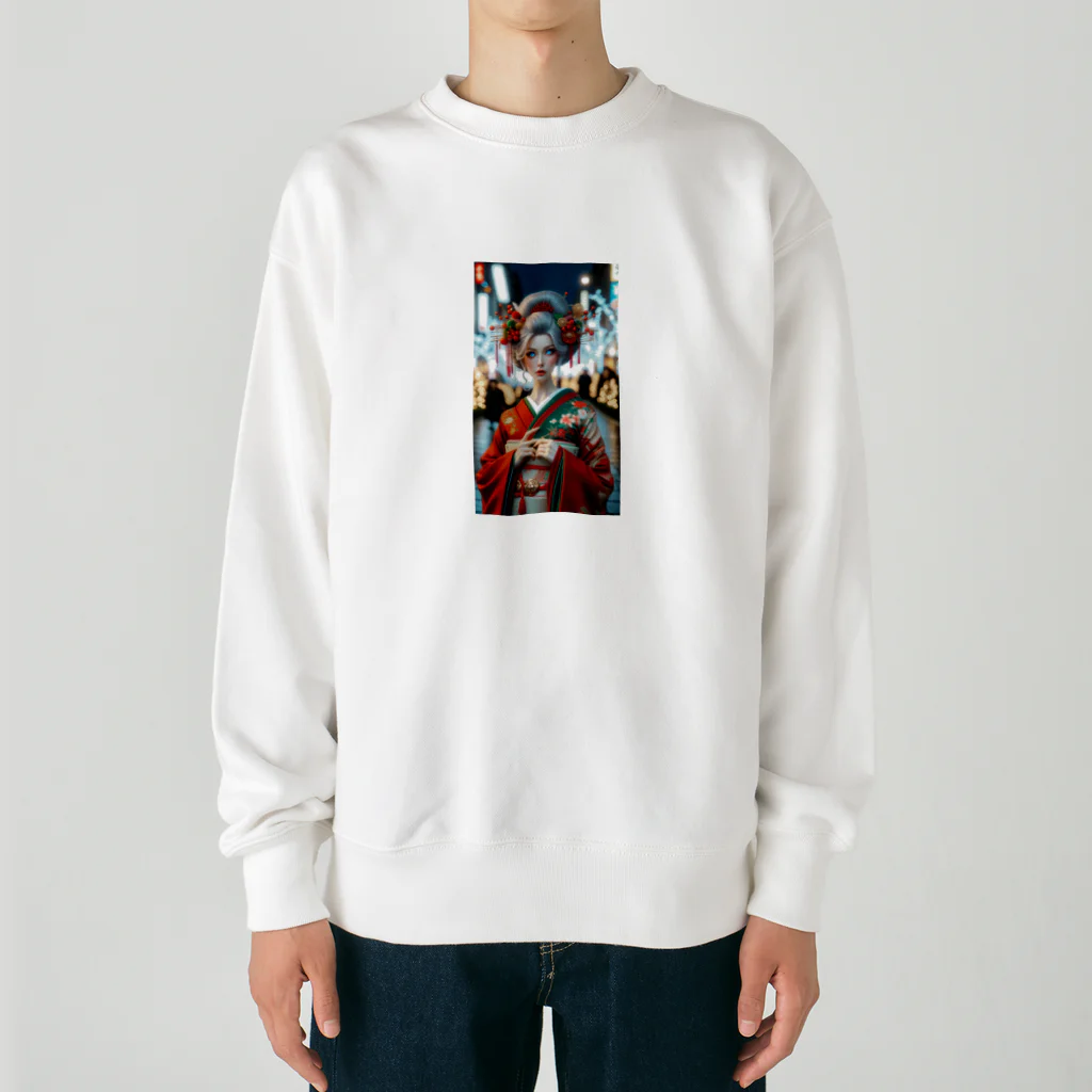 Modern Masteryの和洋折衷クリスマス Heavyweight Crew Neck Sweatshirt