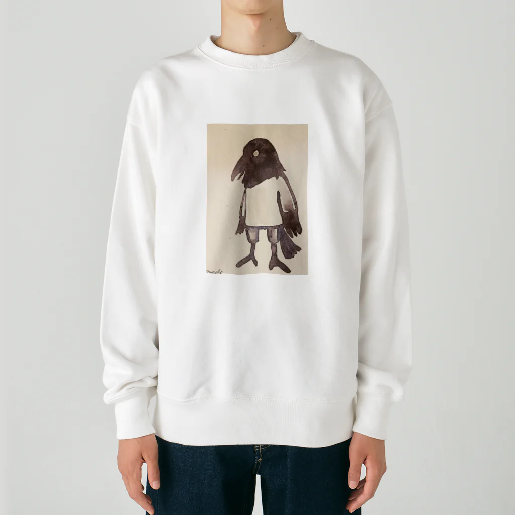 ナヲコラヴズショップのカラスのボクはボク4 Heavyweight Crew Neck Sweatshirt