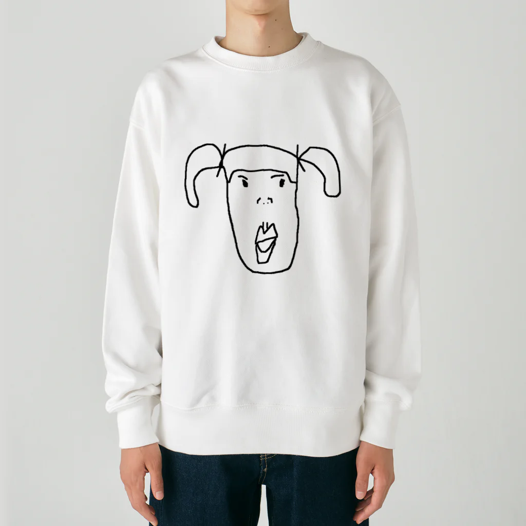 ポン酢野郎の三郷乱バイク Heavyweight Crew Neck Sweatshirt