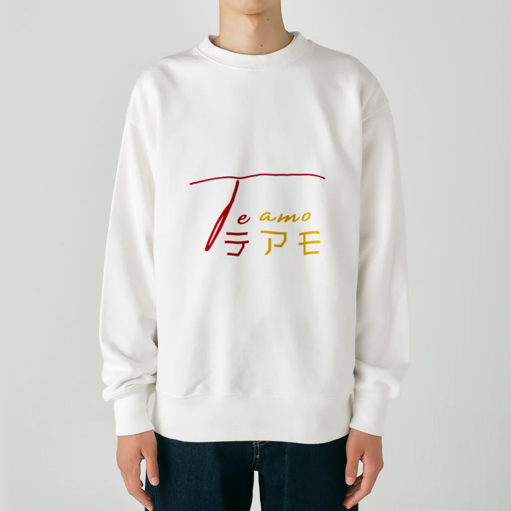 Man ANd I_OfficialのTe amo / テ アモ Heavyweight Crew Neck Sweatshirt