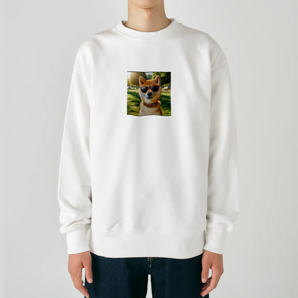 Uターン柴のグラサン柴 Heavyweight Crew Neck Sweatshirt