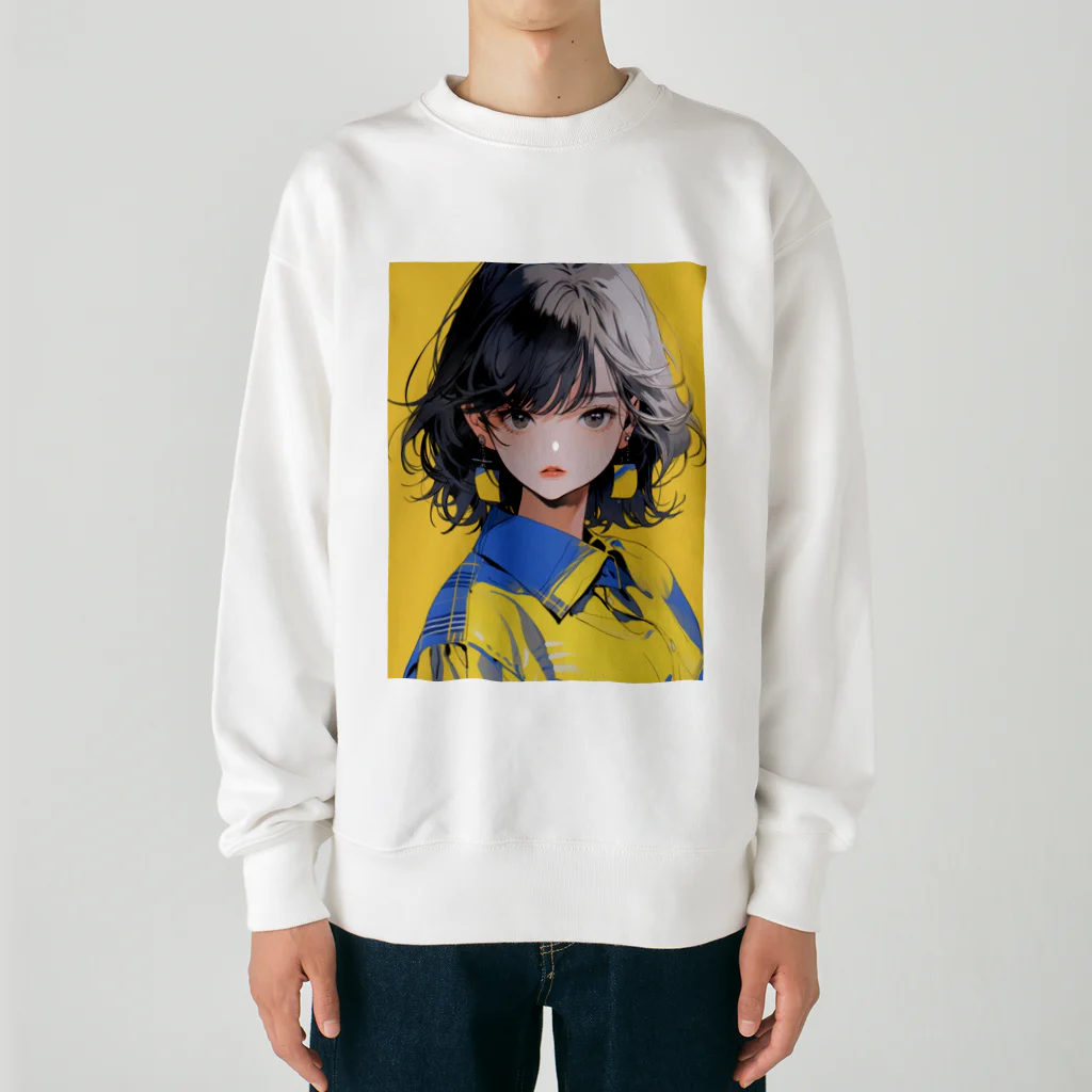 yanagi029のワイシャツ女子 Heavyweight Crew Neck Sweatshirt