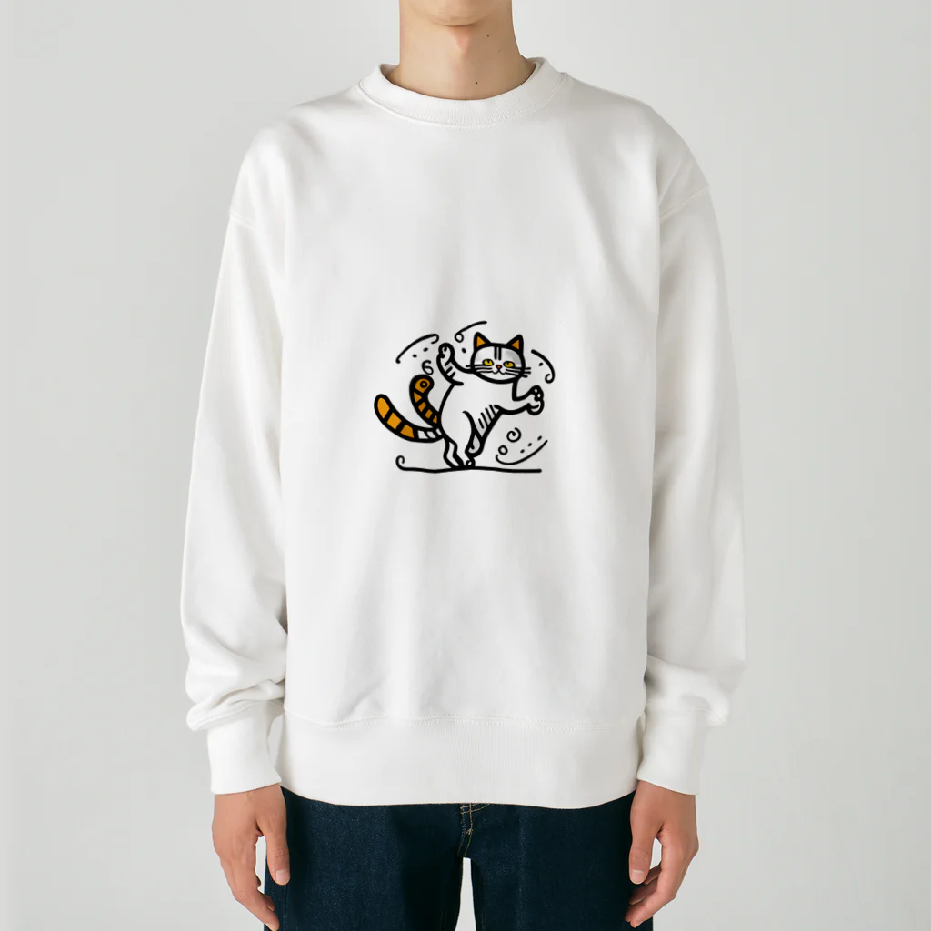 NIANのカロヤカネコ Heavyweight Crew Neck Sweatshirt