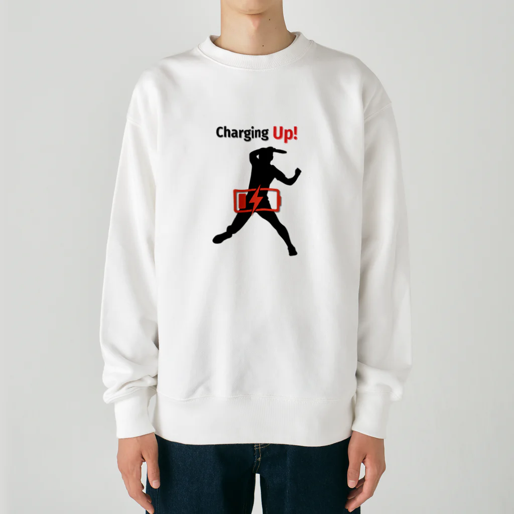 creative-power-labのCharging Up　卓球 Heavyweight Crew Neck Sweatshirt